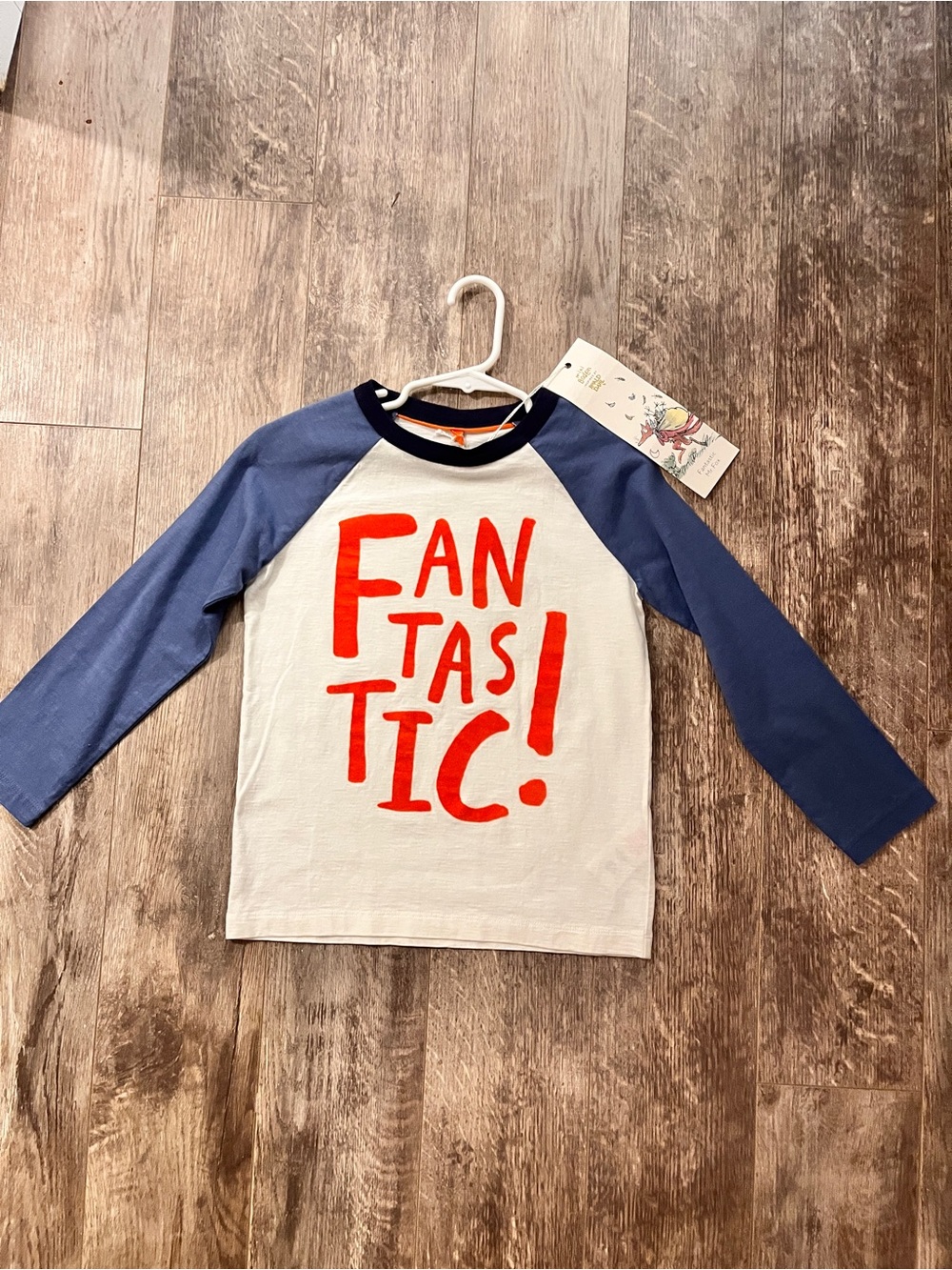 Ronald Dahl Boys Boden NWT FANTASTIC long sleeve tee 8y